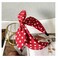 Red Polka Dot Bow headbands cute headbands hair accessories for women and girls (Wave Dot Red, one size)