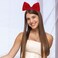WLLHYF Bow Headbands Red Bowknot Hair Band Fashion Cute Hair Hoop Big Bowknot Headdress Perfect Hair Accessories for Women Girls Party Cosplay