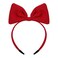 WLLHYF Bow Headbands Red Bowknot Hair Band Fashion Cute Hair Hoop Big Bowknot Headdress Perfect Hair Accessories for Women Girls Party Cosplay