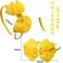 Bow Headband for Women Girls Yellow Hair Bows Hair Band Bowknot Head band Cute Hair Accessories for Birthday Fall Thanksgiving Party Decorations