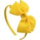 Bow Headband for Women Girls Yellow Hair Bows Hair Band Bowknot Head band Cute Hair Accessories for Birthday Fall Thanksgiving Party Decorations