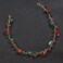 Christmas Rhinestone Headband Green Red Crystal Wedding Hair Accessories for Brides Handmade Tiaras for Women and Girls Party Prom Hair Gems Bridal Headpieces for Wedding Bridesmaid Gifts