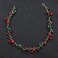 Christmas Rhinestone Headband Green Red Crystal Wedding Hair Accessories for Brides Handmade Tiaras for Women and Girls Party Prom Hair Gems Bridal Headpieces for Wedding Bridesmaid Gifts