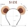 Brown Bear Ears Headband Cute Headband Animal Headband