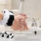 WHAVEL 3PCS Cute Spa Headband Cow Ears Headband with Face Wash Wristband Set and Wrist Bands