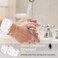 WHAVEL 3PCS Spa Headband and Wristband Set, Cute Cat Ears Headband for Washing Face Makeup Headband Face Wash Headband Wrist Bands(Purple)