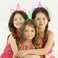 ZIRICHER 6 Colors Glow in the Dark Headbands, Plastic Light Up Hair Band Luminous Headband For Girls Party Halloween