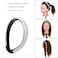 Hairro Braided Headband With Teeth Fishtail Braids Hairband With Tooth Synthetic Fish Tail Hair Band Plaited Hairband Hair Hoop Braid Headband Extensions Headband Hairpiece For Women 48g #silver gray