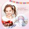 Lawie 10 Pack Bulk Gold Silver Candy Rainbow Colorful Happy Birthday Headbands Thin Plain Plastic Headbands Skinny Hair Bands Clasps Tiara Crown Hair Holder DIY Party Accessories for Kids Girl Women