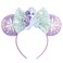 Bow Ear Headbands for Women, Glittrt Snow Queen Elsa Mouse Ear Headbands for Adult