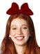 Bow Headbands for Women Red Bow Headband Hair Accessories Fashion Party Cosplay