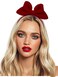 Bow Headbands for Women Red Bow Headband Hair Accessories Fashion Party Cosplay