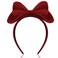 Bow Headbands for Women Red Bow Headband Hair Accessories Fashion Party Cosplay