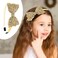 Cinaci 10 Pieces Sparkling Sequin Bow Plastic Headbands with Teeth Hair Bands Hairbow Accessories for Toddlers Kids Teens Girls