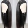 nicene Long Straight Headband Wigs for Women Charming Looking Black Headband Glueless Wig for Everyday Party Use (2#)