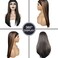 nicene Long Straight Headband Wigs for Women Charming Looking Light Brown Highlight Headband Glueless Wig for Everyday Party Use (1BH30#)