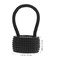 KESYOO Crystal Hair Tie Circle Cuff Punk Ponytail Cuff Beaded Hair Rubber Band Cuff Band Wrap Holder Tie Fashion Headress for Women Girls Black