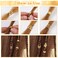 Festival Gold Braid Jewelry - 48 Pcs Adjustable Hair Accessories for Box Braids, Dreadlocks &amp; Multi-Style Hair Decoration