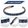 Fashion Sparkly 4 Rows Crystal Rhinestone Headbands for Women, Thin Beaded Hair Bands, Navy Blue Jeweled Hair Accessories, Dressy Fancy Headbands for Women, Rhinestone Hair Accessories, Diademas para