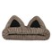 Facial Spa Headband Cosmetic Makeup Headband Skincare Headband for Washing Face Makeup (Cat Ear Brown)