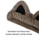 Facial Spa Headband Cosmetic Makeup Headband Skincare Headband for Washing Face Makeup (Cat Ear Brown)