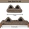 Facial Spa Headband Cosmetic Makeup Headband Skincare Headband for Washing Face Makeup (Cat Ear Brown)