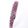 Crystal Rhinestone Headbands for Women Girls Bling Sparkly Headband Beaded Padded Hair Band Holiday Wedding Hair Accessories Purple