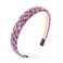 Crystal Rhinestone Headbands for Women Girls Bling Sparkly Headband Beaded Padded Hair Band Holiday Wedding Hair Accessories Purple