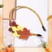 Thanksgiving Headband Fall Maple Leaves Hairband Glitter Maple Leaf Hair Hoop for Autumn Hair Accessories for Women Girls Thanksgiving Hair Decoration Holiday Festival Party Supplies Headdress 1PCS