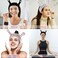 Snail Spa Headband and Wristband Set Skincare Headband Makeup Headband for Washing Face Cute Animal Spa Headband for Women Girls Black Khaki Grey