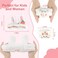 CAVETEE 3 Piece Cute Headband Set - Spa Cosmetic Elastic Headband, Wristband for Women, Face Skincare and Shower