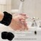 WHAVEL 3PCS Spa Set, Cute Cat Ears Headband &amp; Wrist Bands (Black)