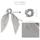 Hair Scarf Scrunchies, TOBATOBA Satin Ponytail Holders with Ribbon Tails, Elastic Hair Bows, Bandanas, and Scrunchies for Women