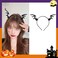Bat Wing Headband Bat Hair Bands Hair Hoop for Halloween Party Costume Accessories Photo Props