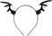 Bat Wing Headband Bat Hair Bands Hair Hoop for Halloween Party Costume Accessories Photo Props