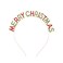 Soochat Merry Christmas Rhinestone Headbands, Xmas Crystal Hair Hoops Christmas Party Headdress Hair Accessory for Women Girls