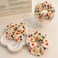 BinaryABC Love Heart Hair Scrunchies Hair Bands Hair Ties Ropes,3Pcs