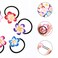 12pcs Hair Bands Flower Hairband Hair Rope for Girls Hair Ties Plumeria Hair Decoration Hair Decorations Hair Accessories Hawaiian Hair Band Plumeria Hair Band Plumeria Hairband