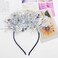 Soochat Happy New Year Headband Tiara New Year&rsquo;s Eve Hairbands New Year Party Supplies Hair Accessory Gifts