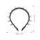 Holibanna Spiked Headband Gothic Headpiece Spiky Headpiece Rock Headwear Cosplay Punk Costume Party Accessories for Women Black