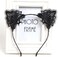 Cat Ears Black Cat Ears Women Cat Ears Headband Lace Cat Ears Headband Halloween Cat Headbands for Women Kitten Ears Small Cat Ears for Halloween Cosplay Costume Party Girls Womens Adult