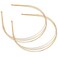 2 Pcs Metal Headband Gold Headbands for Women, Multi Layers Hairbands Metal Hair Band, Gold Elegant Hair Hoop Headpiece for Women Girls Bridal Hair Styling Accessories