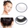 6PCS Flexible Plastic Circle Comb Headbands, Full Circular Stretch Comb Hairband, Women's Girls Elastic Hair Bands with Teeth For Travel Makeup Bath For Swimming