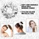 Lyrow 12 Pack Mirror Disco Sequin Hair Scrunchies Metallic Silver Hair Accessories for 80s 90s Birthday Western Bridal Shower Bachelorette New Year(Silver)