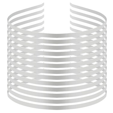 24 Pieces Smooth Metal Headbands Blank Metal Headbands DIY Craft Wire Frame Hairband for Women Hair Accessory