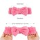 12 Pack Solid Super Soft Stretchy Flannel Big Bow Headbands for Washing Face Makeup Shower Skin Care Spa Hair Bands Headwraps for Women Girls Teens
