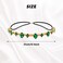 4 Pieces Crystal Rhinestone Gems Jewelry Head Chains Boho Headbands Forehead Chains with Rubber Bands Prom Party Accessories Headpieces for Women Girls