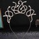 DRESBE Snake Headband Gold Rhinestone Headbands Halloween Party Hair Accessories for Women
