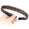 Braided Headband With Teeth Braids Hairband With Tooth Synthetic Hair Band Plaited Hairband For Women (Copper Brown)