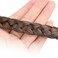 Braided Headband With Teeth Braids Hairband With Tooth Synthetic Hair Band Plaited Hairband For Women (Copper Brown)